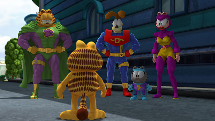 Garfield 3d zvířecí jednotka zasahuje 2009